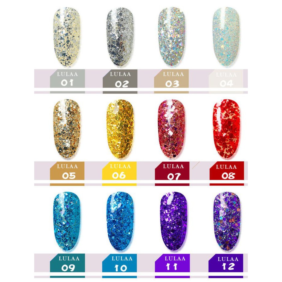 (VIP) Kutek Gel Glitter gel polish kutex gel kuteks gel kutek glitter gliter nail polish uv gel poli