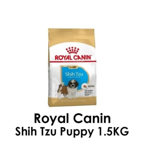 Royal Canin Shih Tzu Puppy 1.5kg 1.5 kg Makanan Anjing Shitzu Shihtzu