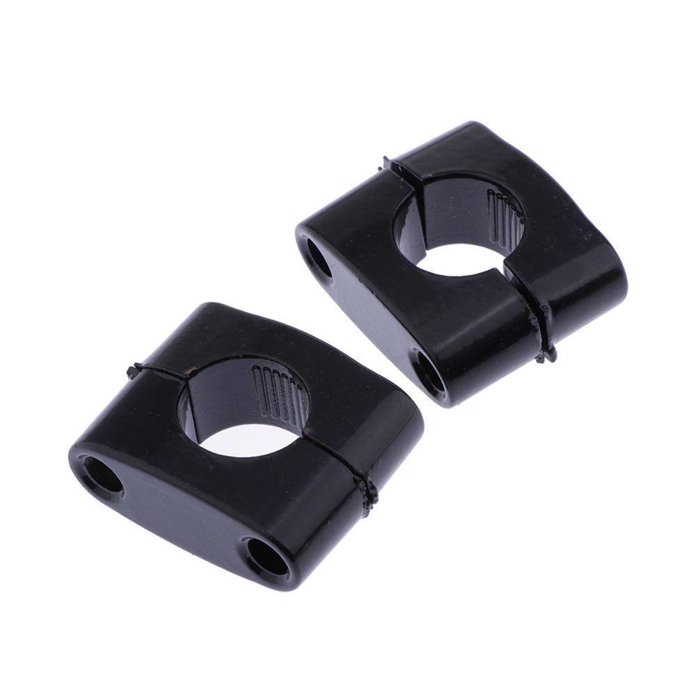 Lanfy Riser Mount Clamp ATV Stang Quad Sepeda Balap Aksesoris Aluminium Alloy Hitam Diameter 22 mm Klem Stang Motor