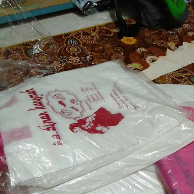 Plastik Sablon  / Handle Gunung / Kantong Plastik Sablon