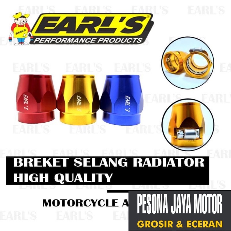 Kleman Selang Radiator Samco Warna Cnc Universal Semua Motor Harga Satuan/1Pcs