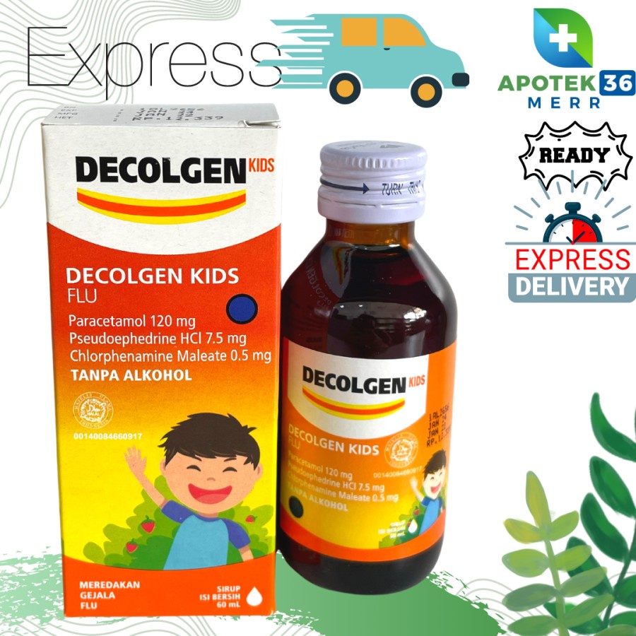 DECOLGEN SYRUP KIDS FLU