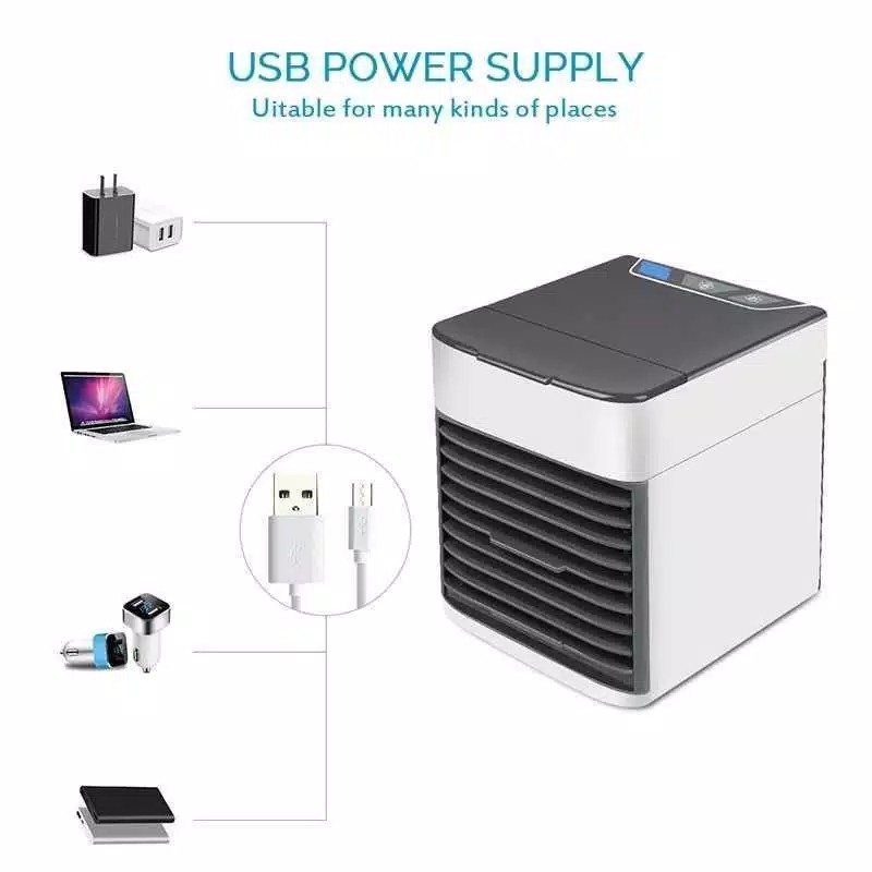 AC Portable 3 in 1 Personal Air Cooler Fan Mini Portable Kipas Arctic, ac mini portable untuk kamar, ac duduk pendingin ruangan, ac kipas angin, ac mini portable super dingin, ac mini portable air cooler, ac mini pakai air, ac mini usb, ac mini fortebel