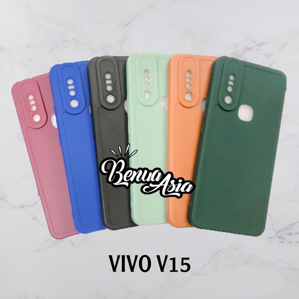 SOFTCASE PRO CAMERA VIVO V15 MACARON - FA