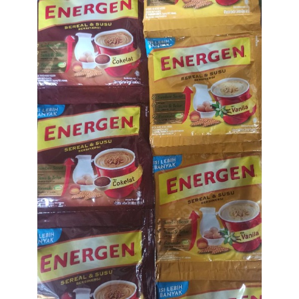 

Energen Sereal 34gr Harga Satuan/pcs