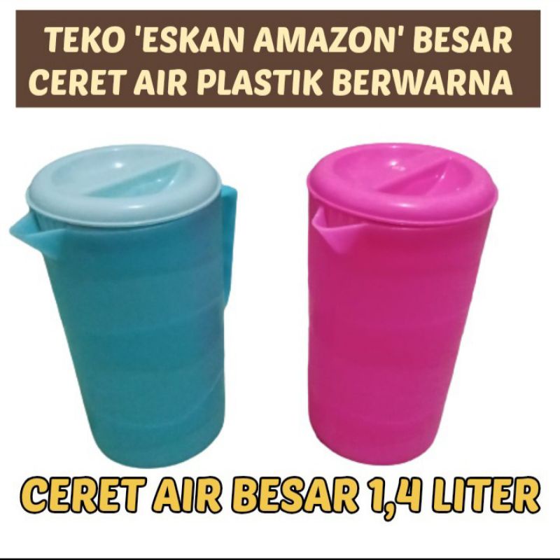 CERET AIR/WATER JUG 1,4 LITER 'ESKAN AMAZON' PLASTIK BESAR