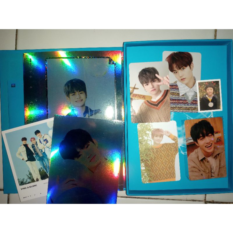 Treasure full album ver blue pc yoshi doyoung mashiho jeongwoo + Album Only BACA DESKRIPSI SAY