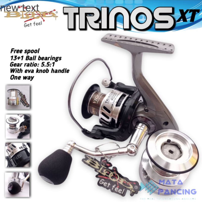 Reel blood trinos xt 4000 6000 free metal spool