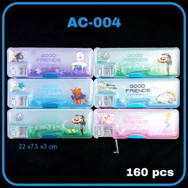 

KOTAK PENSIL MAGNET AIR GLITTER SPIDERMAN / DISNEY