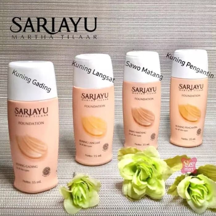 Sariayu Liquid Foundation 35ml All Varian ORIGINAL-BPOM