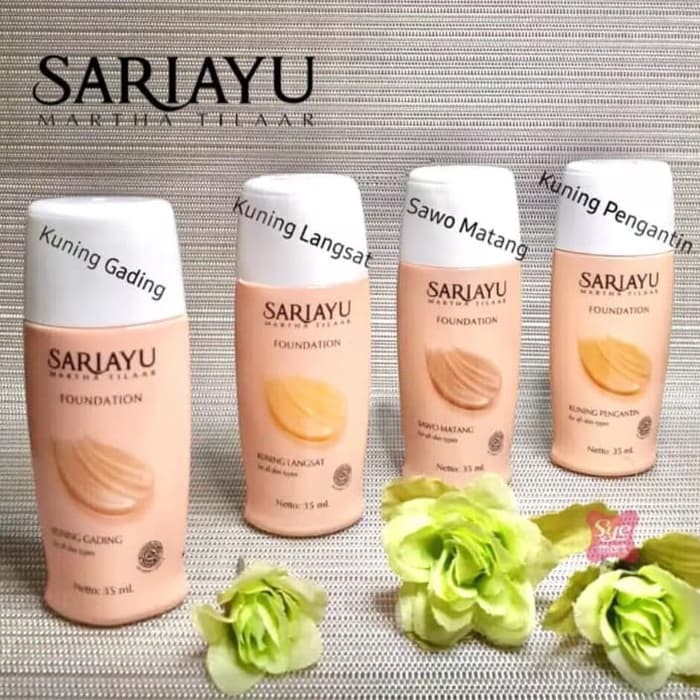 Sariayu Liquid Foundation 35ml All Varian ORIGINAL-BPOM