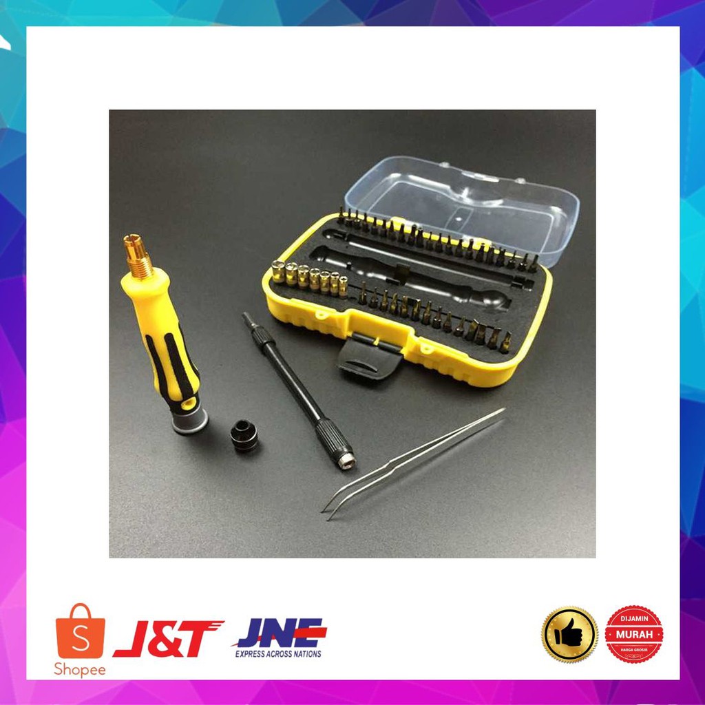 Murah Obeng Set Reparasi 45 in 1 - 6093