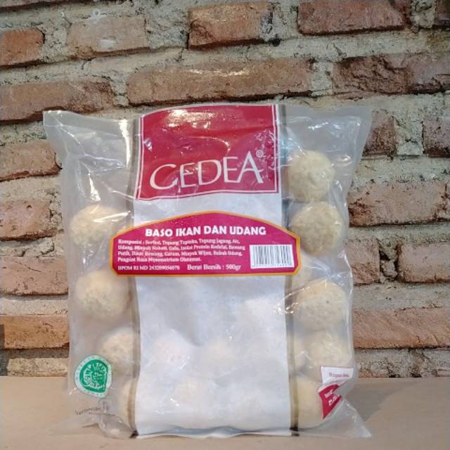 

Cedea baso Ikan dan Udang 500 gr