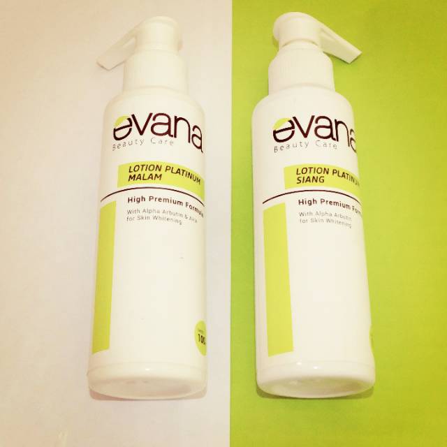 Lotion siang dan malam evana beauty care (1 paket)