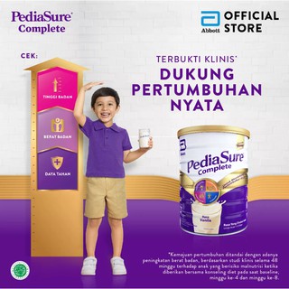 Jual PEDIASURE Complete Rasa Vanila Susu Formula Bayi (3 x 850g