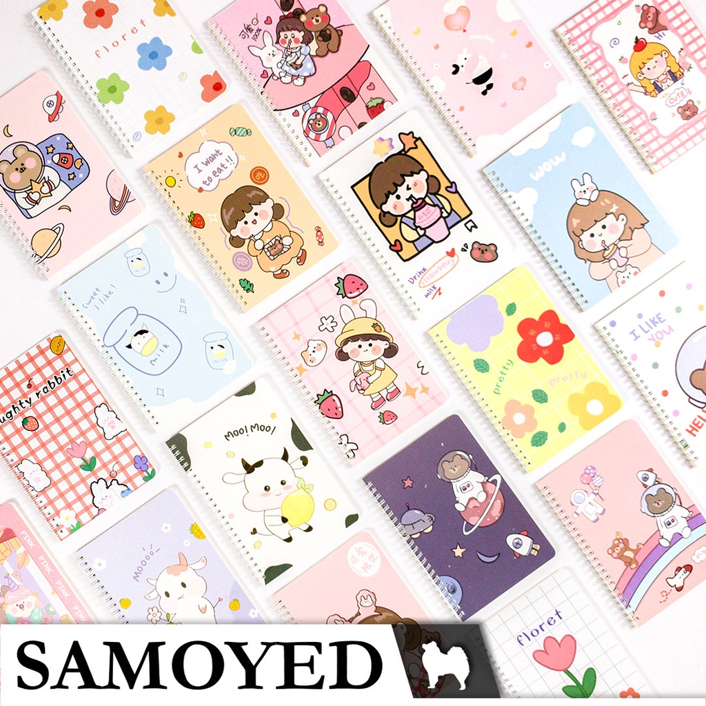 

SAMOYED NBMI-03 Buku Catatan / Notebook A5 Motif Lucu / Fancy / Kartun / Karakter