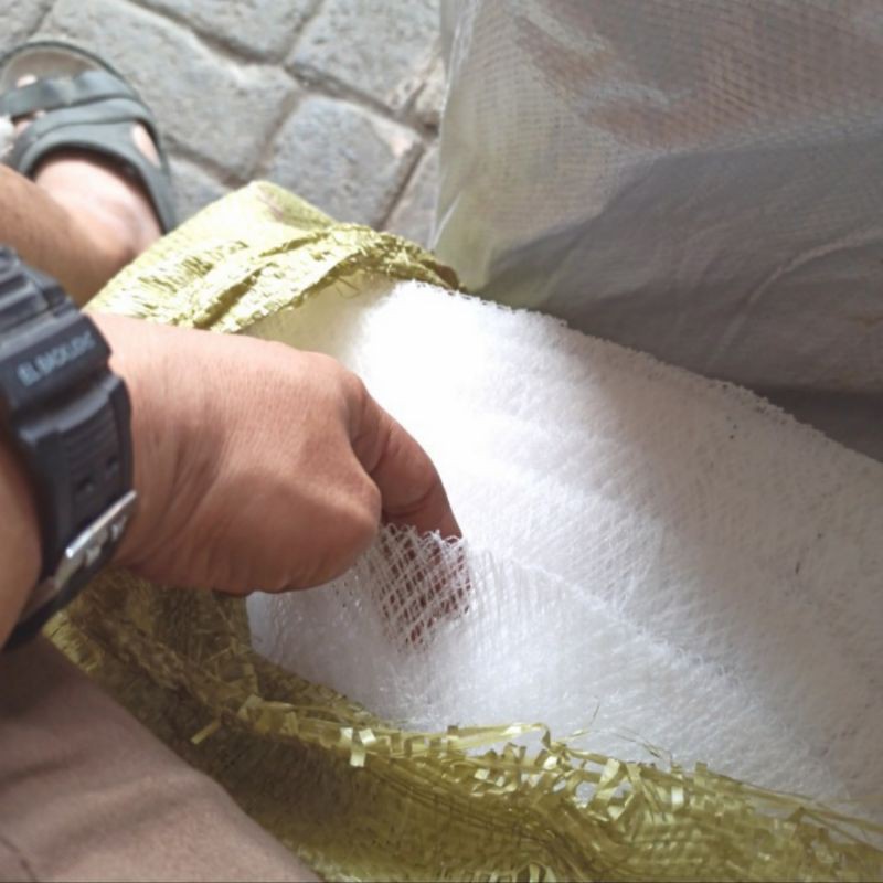 Bahan Jaring Bubu Naga Putih / Hijau - Harga per 1 kg