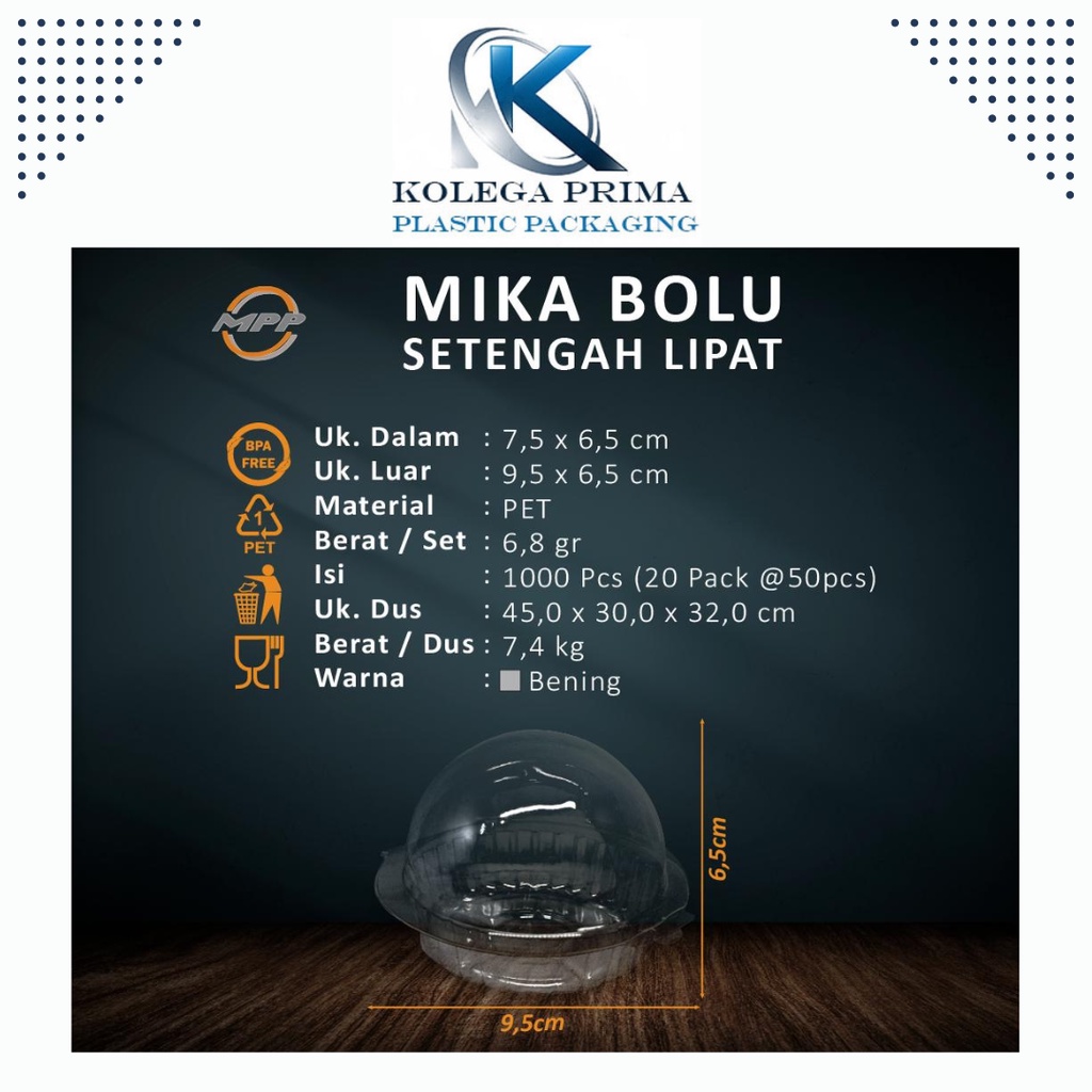 MIKA BOLU LIPAT/ MIKA DONAT MINI/ MIKA PUDING VIRAL/ MIKA BENING MURAH ISI 50 PCS