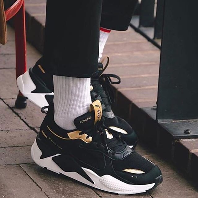 puma rsx trophy gold