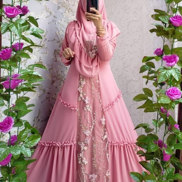 Gamis mutah#cirebon#SV_grosir