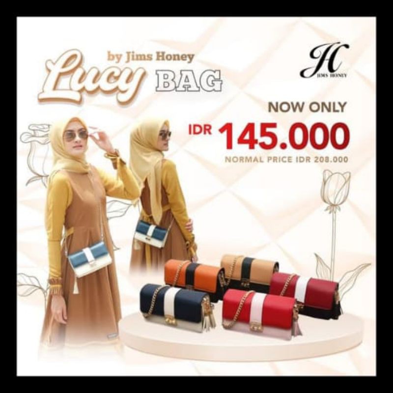 Tebus Murah Lucy  Jimshoney Sling Bag Wanita Lucy Tas Wanita