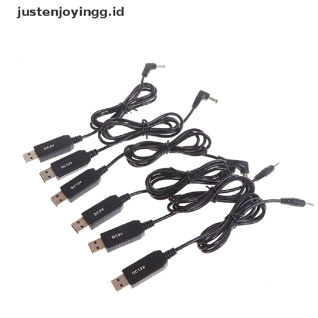 Kabel Adapter Step UP power boost line DC 5V Ke 9V 12V 3.5x1.35mm 5.5x2.1mm