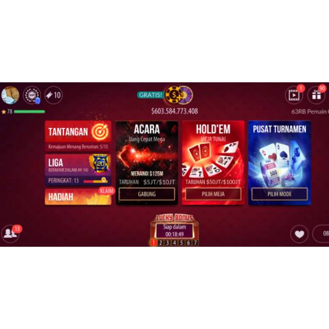 Jual Chip Zynga Poker Shopee Indonesia