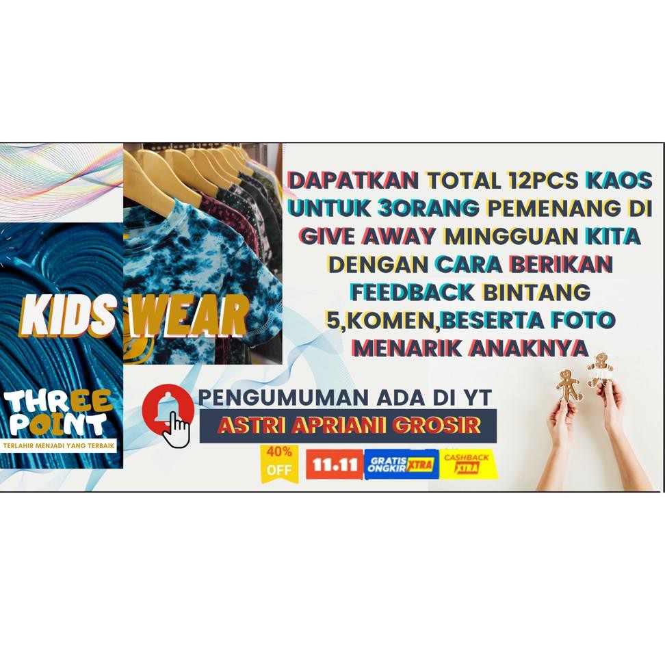 Grosir KAOS ANAK THREE POINT TERBARU KARAKTER DISTRO