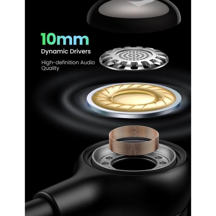 Ugreen MFI Lightning Earphone for Iphone 1,2m Black 30631