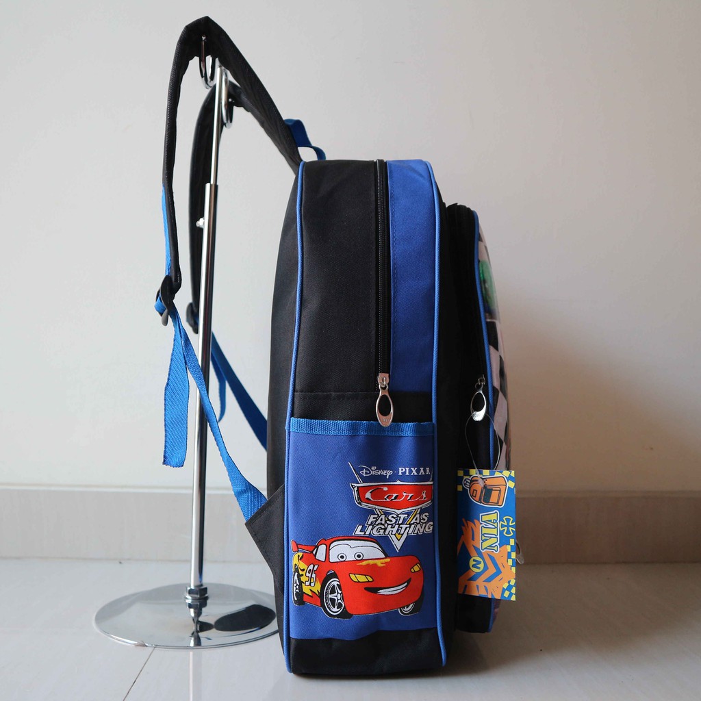 Jual Tas Ransel Bag Pack Anak Cowok Gambar Mobil Keren Murah Sekolah