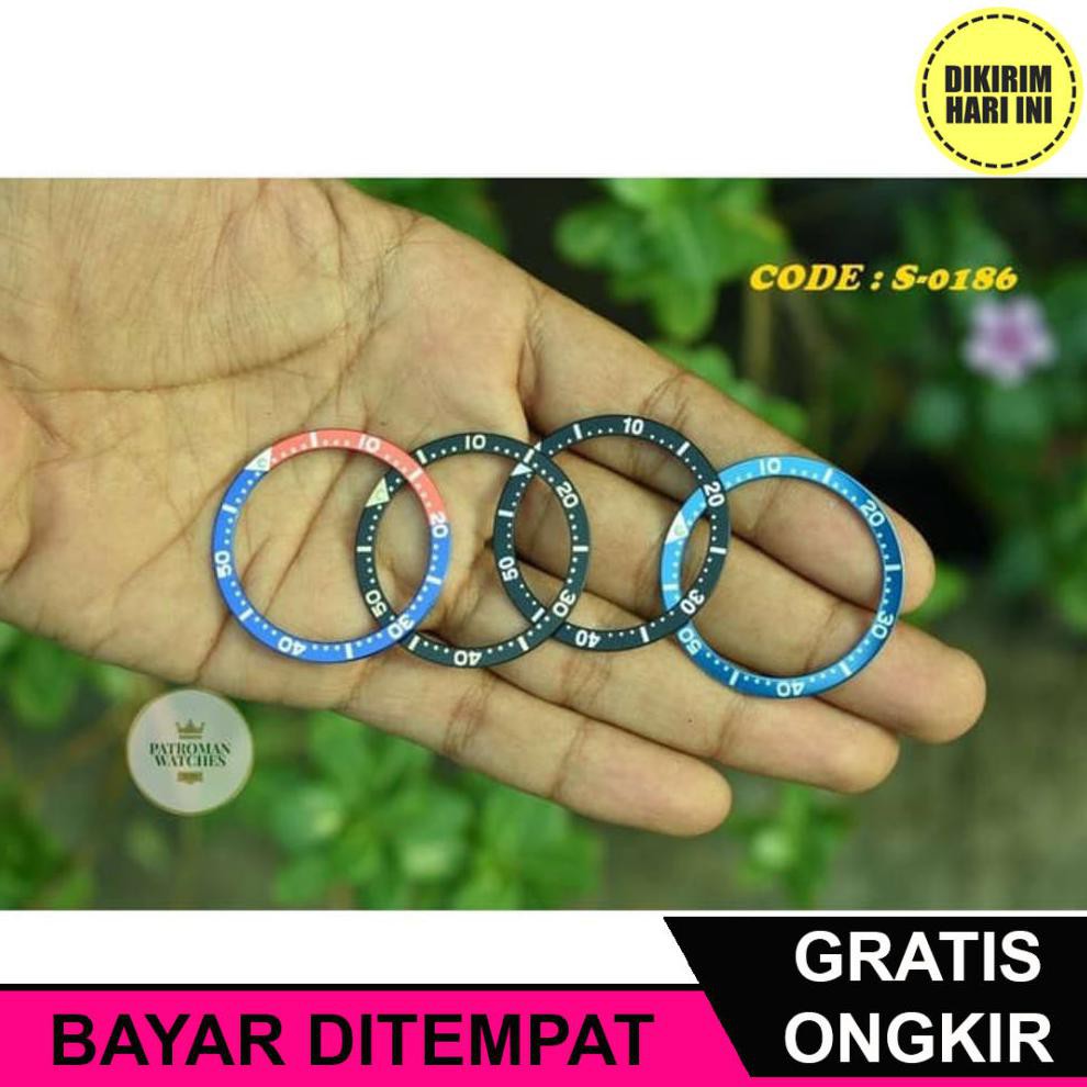 (BAYAR DITEMPAT) OE5794 INSERT BEZEL SEIKO DIVERS INSERT BEZEL DIAMETER 38 MM