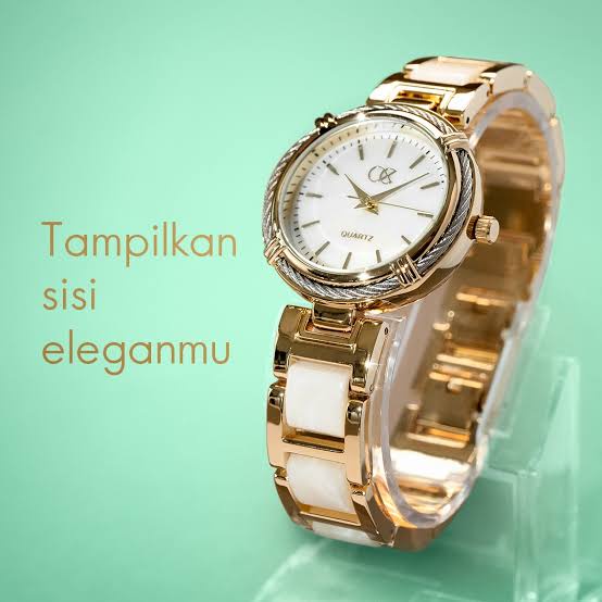 Vajer Watch} 41909 Jam Tangan Wanita