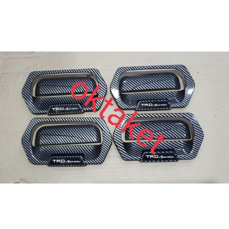 Paket outer handle mobil Agya/ Ayla 2012-2022 TRD Sportivo carbon