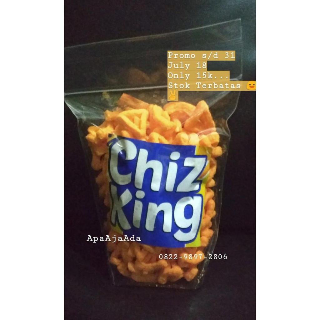 

Chiz King Re-Packing 150Gram | Snack Original Kiloan Asli!