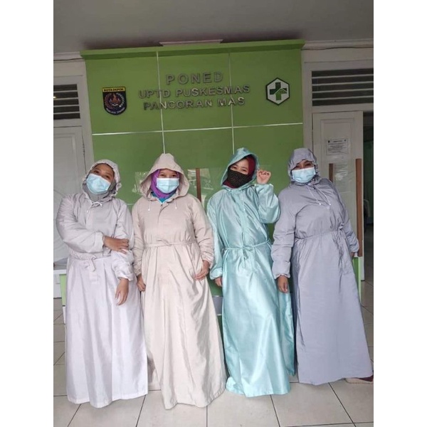 APD Hazmat Gamis Gown Reusable / butik cut nyak
