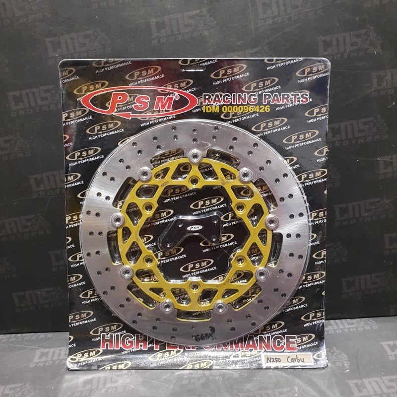 Disc Floating Piringan Cakram Depan Besi PSM Ninja 250 Carbu Karbu Ninja RR 320mm Gold