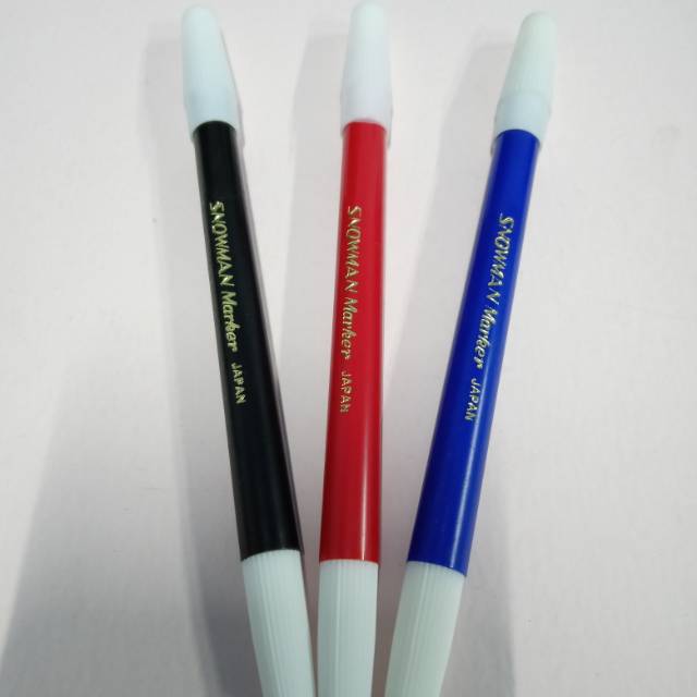 

SPIDOL WARNA SNOWMAN KECIL PAKET 3 PCS - HITAM MERAH BIRU