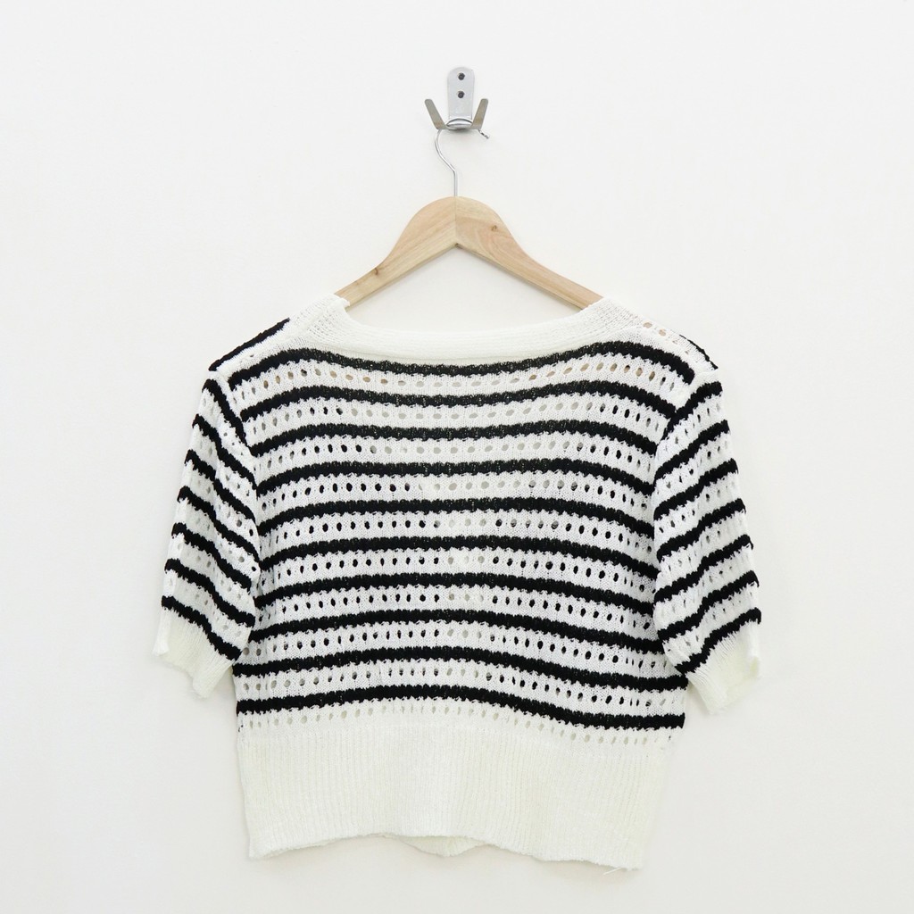 Stripy knit top -Thejanclothes