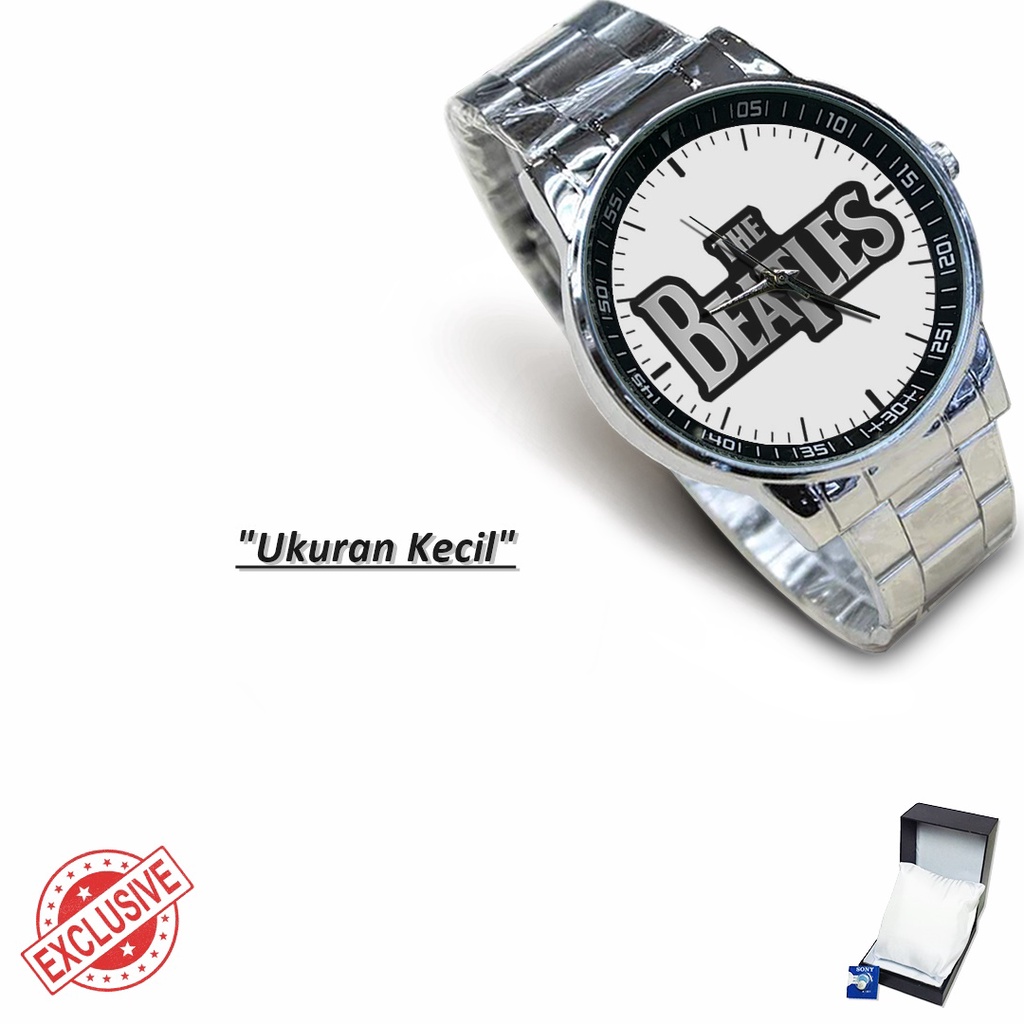 Jam Tangan Rantai Couple THE BEATLES (Nice)