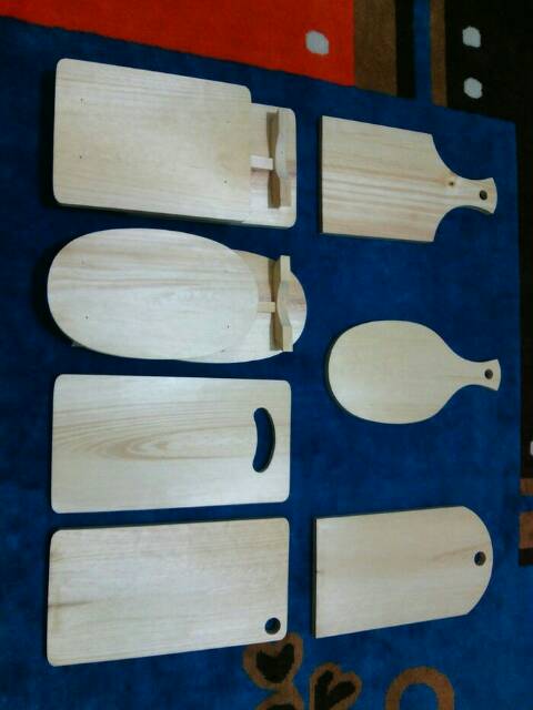 Talenan / Telenan / Telnan Kayu Pinus 34 x 18 MURAH TEBAL / Wooden Cutting Board