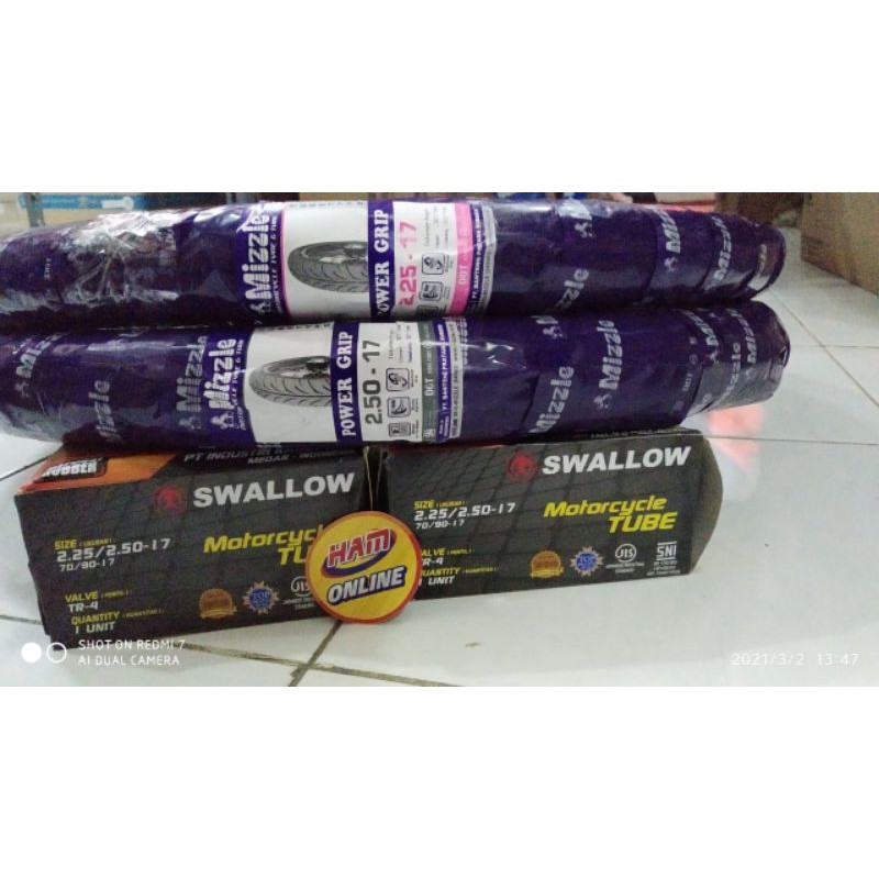 Jual Paket Ban Luar Mizzle Powergrip Dan Powergrip Tubetype Shopee Indonesia