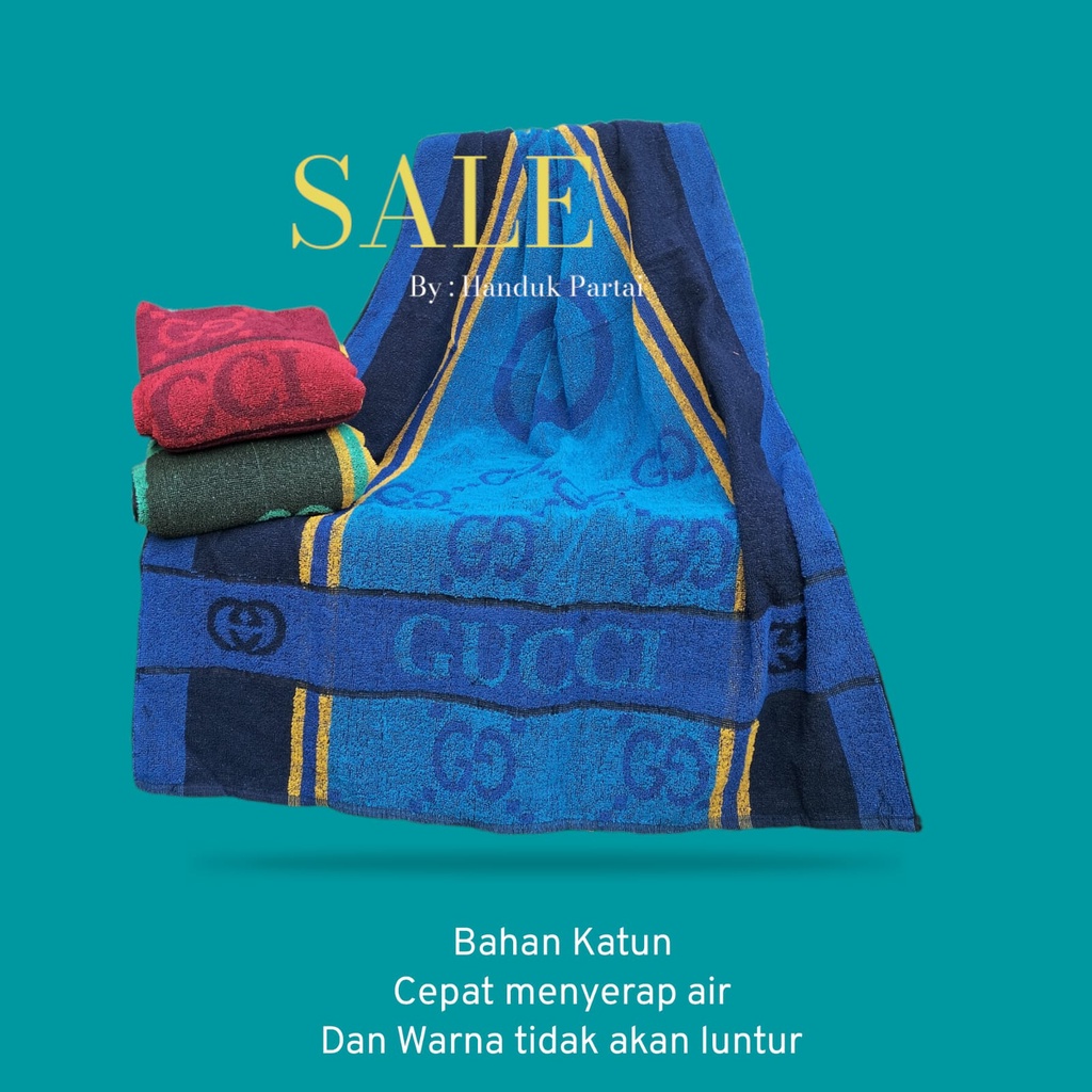 Handuk MANDI Gucci Jumbo 80x150 - Handuk Mandi Dewasa - Handuk Tebal - Handuk Murah - Handuk Gucci /