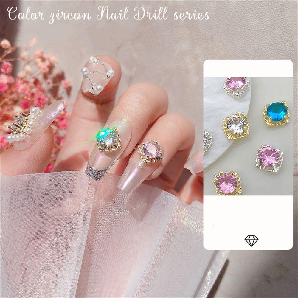 Preva Kuku Berlian Imitasi Indah Glitter Zirkon Kristal Nail Art Perhiasan