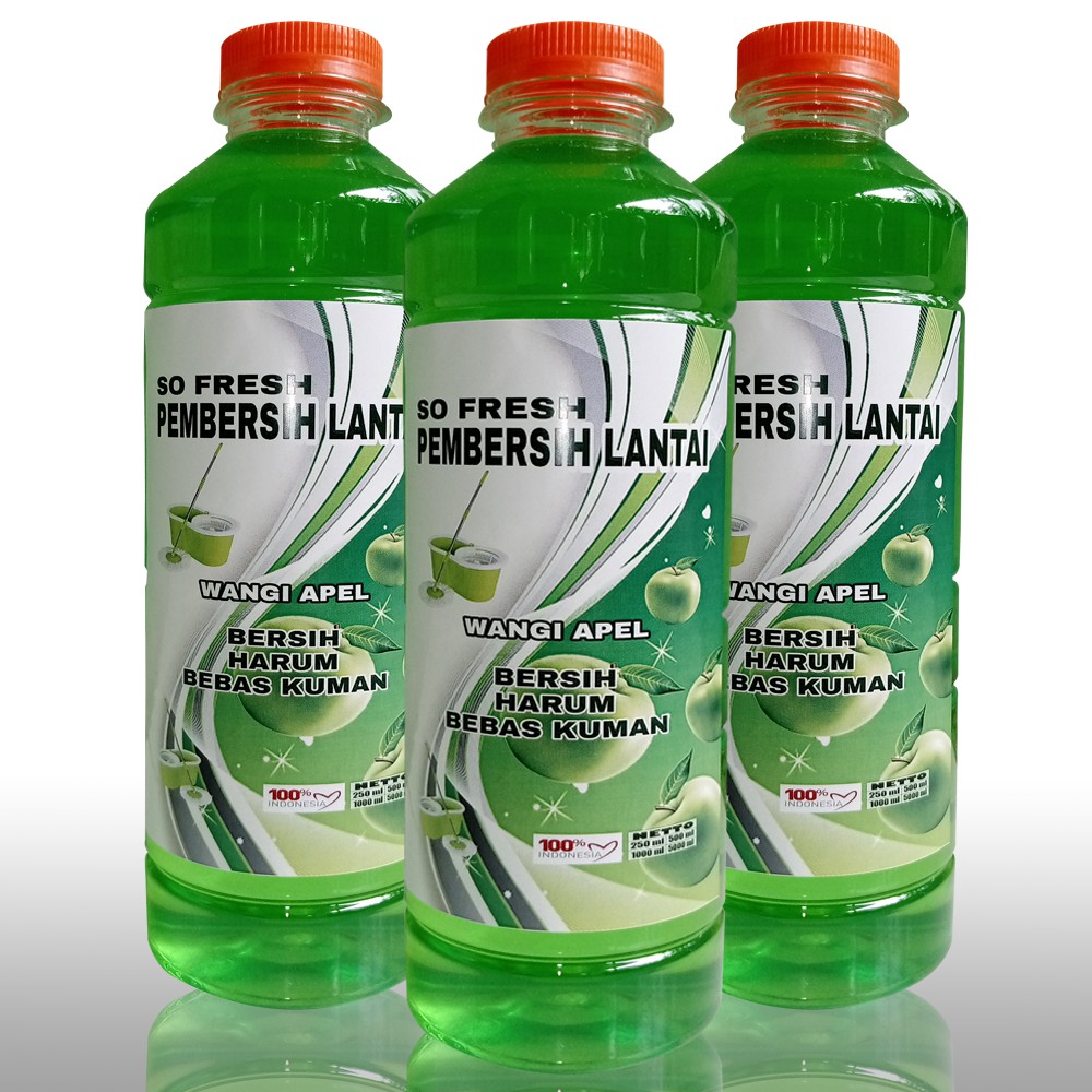 PEMBERSIH LANTAI APEL 500 ML (SO FRESH CAIRAN PEMBERSIH LANTAI)