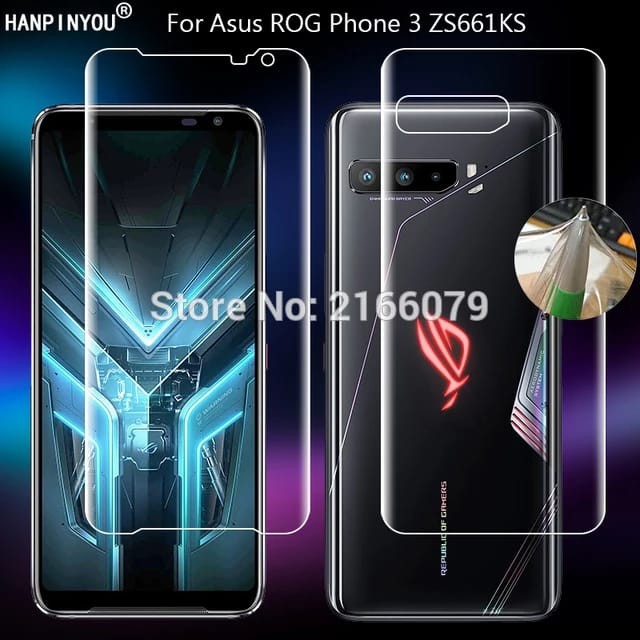 ASUS ROG PHONE 5S PRO / 5 / 3 / 2 HYDROGEL FULL BODY FRONT &amp; BACK