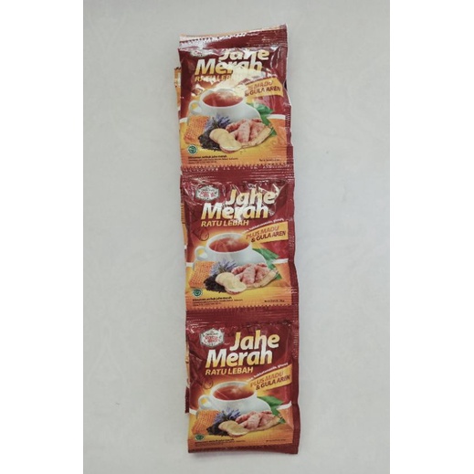 

Jahe Merah Ratu Lebah 1 Renceng isi 12 Sachet