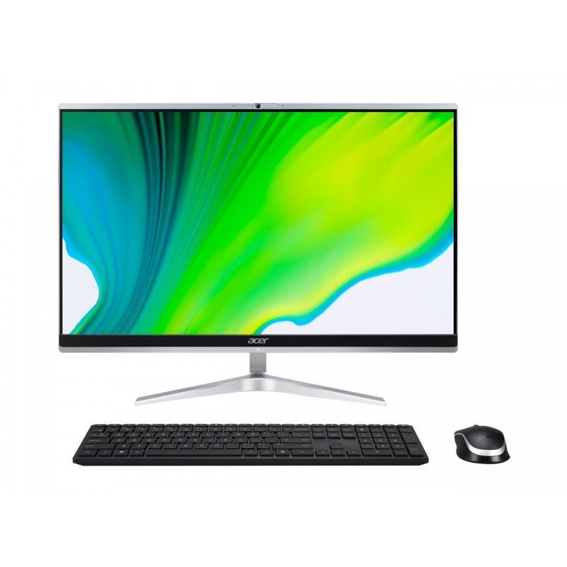 AIO ACER C24-1651 [INTEL CORE I3-1115G4 / RAM 4GB DDR4 / SSD 512GB / INCLUDE KAMERA &amp; WIFI / 23.8&quot; FHD / WINDOWS 10 ORIGINAL + OHS FREE / BONUS MOUSE &amp; KEYBOARD / GARANSI RESMI]