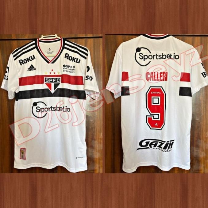 Jersey Sao Paulo Sao Paolo Home Full Sponsor 2022 / 2023 + Nameset