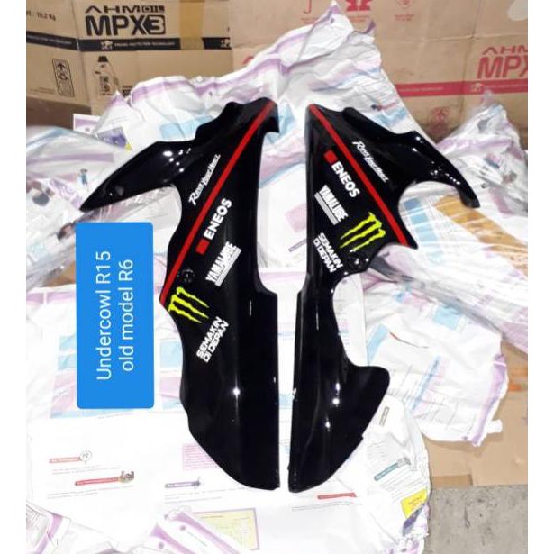 Undercowl R15 Old Model R6 Undercowl R15 V2 V1 UC R15 Sambungan Fairing Tutup Mesin