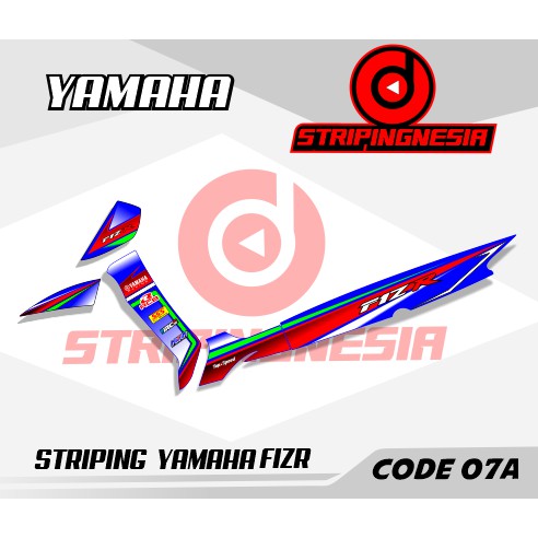Striping Stiker Fiz R Road Race Variasi Aksesoris Motor Yamaha Semi Full